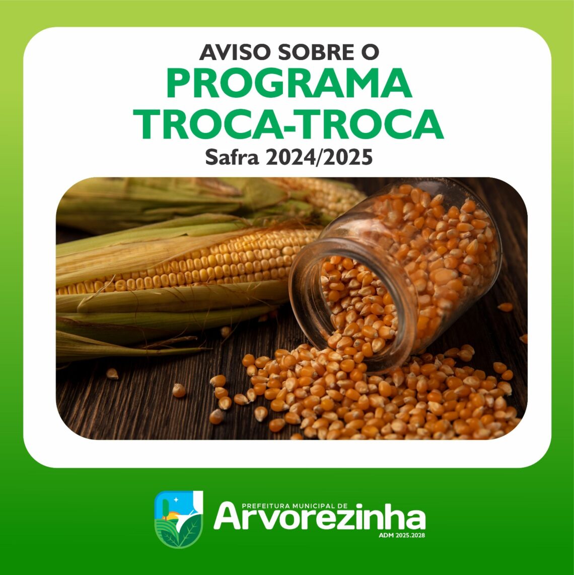 Governo do RS garante subsídio integral da parcela transgênica do Programa Troca-Troca