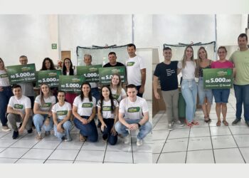 Sicredi Região dos Vales entrega prêmios da terceira rodada de sorteios da Promoção Cooperação Premiada