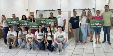 Sicredi Região dos Vales entrega prêmios da terceira rodada de sorteios da Promoção Cooperação Premiada