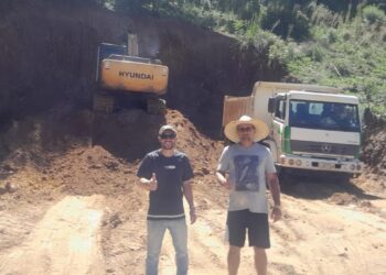 Secretaria de obras de Alto Alegre auxilia em trabalhos para construção de novo empreendimento