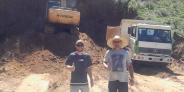 Secretaria de obras de Alto Alegre auxilia em trabalhos para construção de novo empreendimento