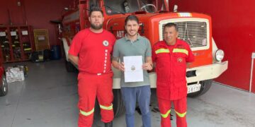Vereador Eduardo Signor participa de reunião sobre Bombeiros Voluntários 