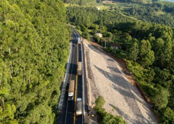 CCR ViaSul conclui obras de recuperação em trecho da BR-386, em Pouso Novo (RS)