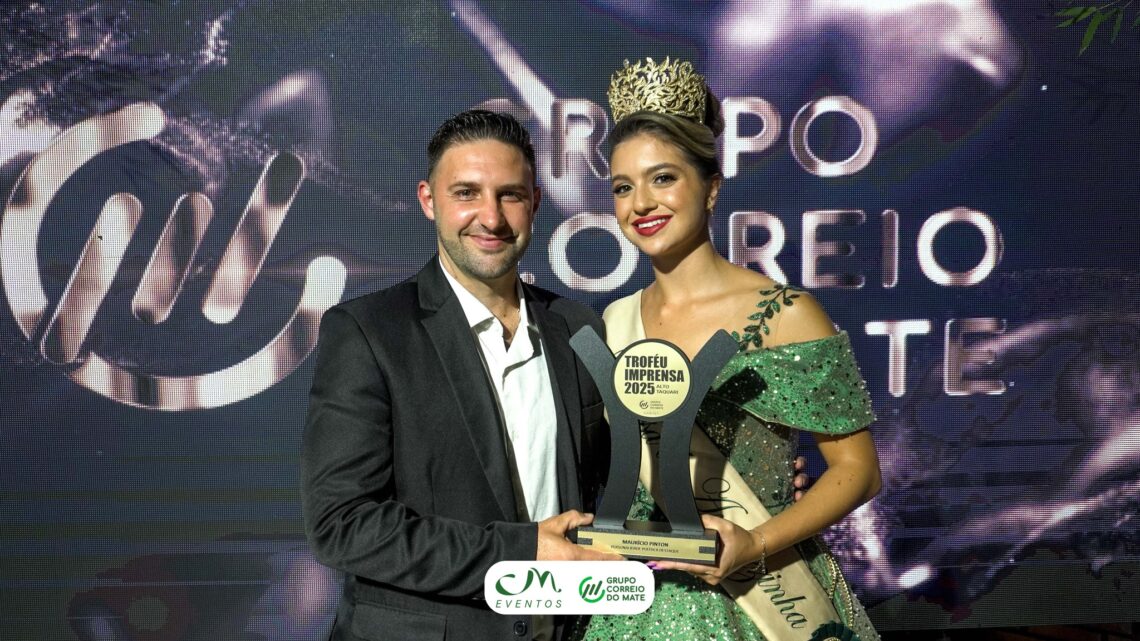 Presidente do Legislativo de Ilópolis, Maurício Pinton homenageado com o Troféu Imprensa 2025