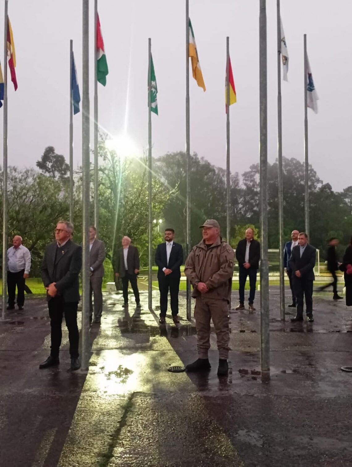 Prefeito e autoridades de Arvorezinha participam das comemorações dos 150 anos da imigração italiana em Farroupilha
