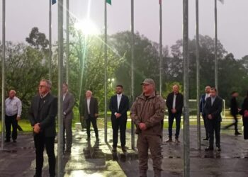 Prefeito e autoridades de Arvorezinha participam das comemorações dos 150 anos da imigração italiana em Farroupilha