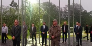 Prefeito e autoridades de Arvorezinha participam das comemorações dos 150 anos da imigração italiana em Farroupilha