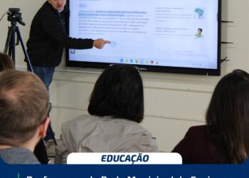 Professores da rede municipal participam de formação sobre tecnologias educacionais em Tapera