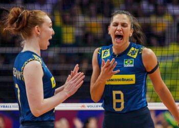 Filha de arvorezinhense e joia do Brasil, entra para a história da Liga das Nações de Vôlei