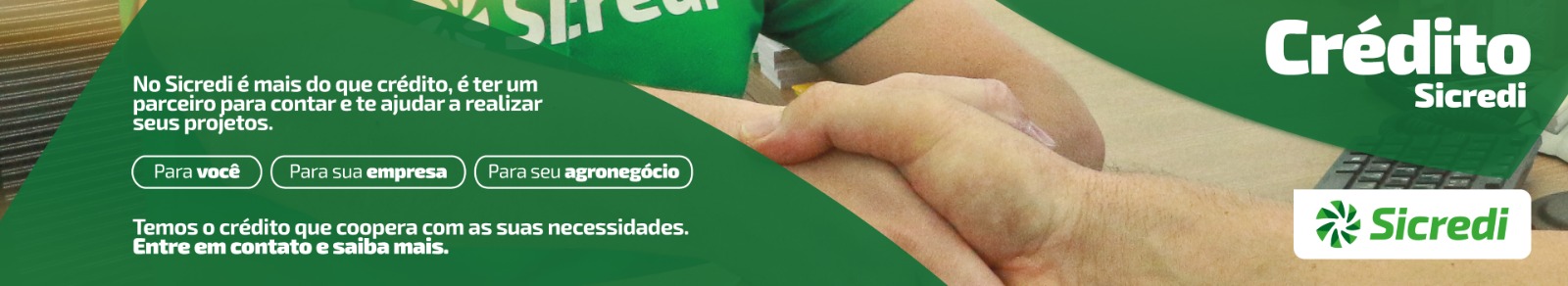 Anúncio Sicredi
