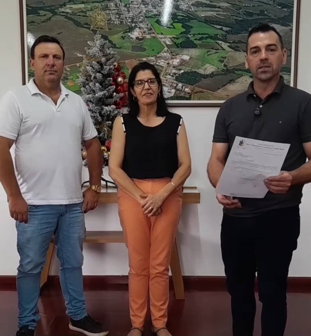 Poder Executivo de Campos Borges recebe devolução de R$ 125 mil do Legislativo