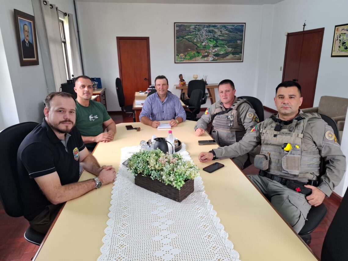 Administração Municipal e Brigada Militar juntos por mais segurança